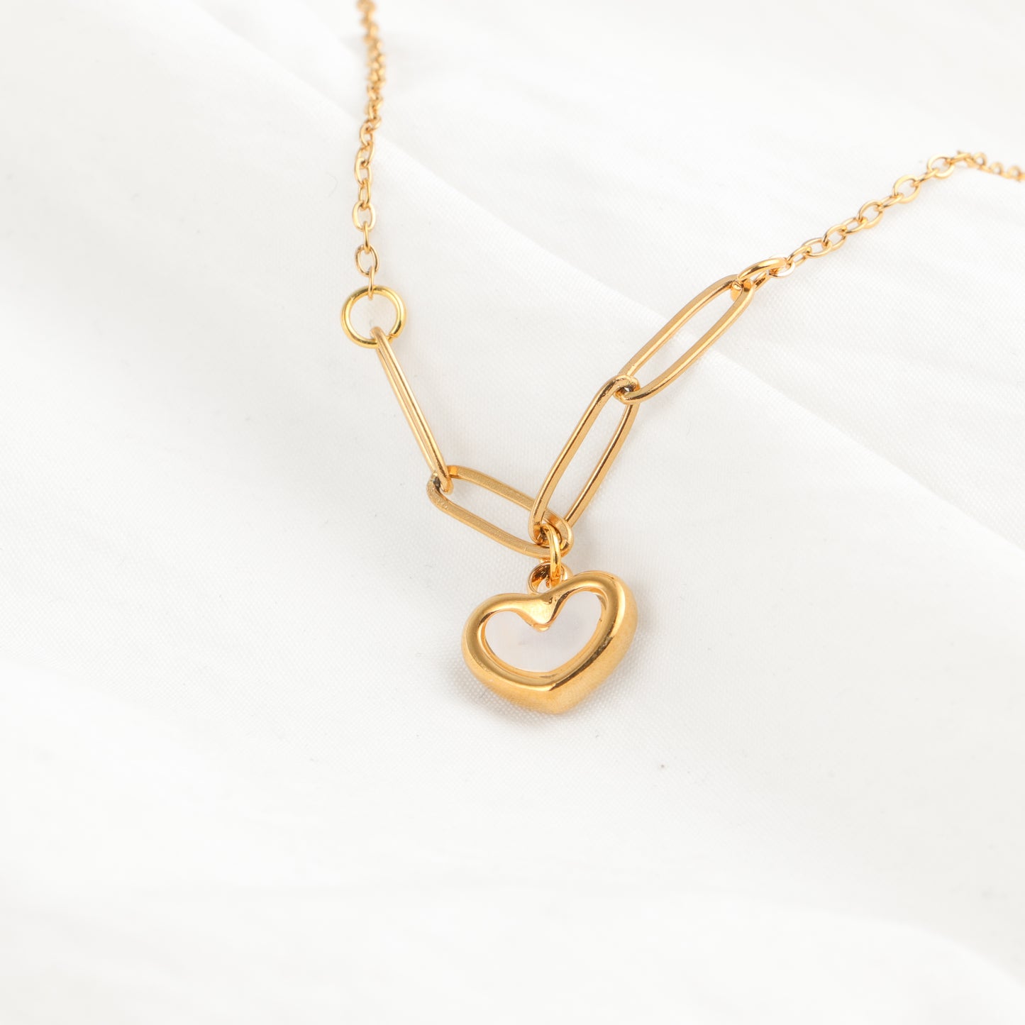 Hollow Heart Necklace