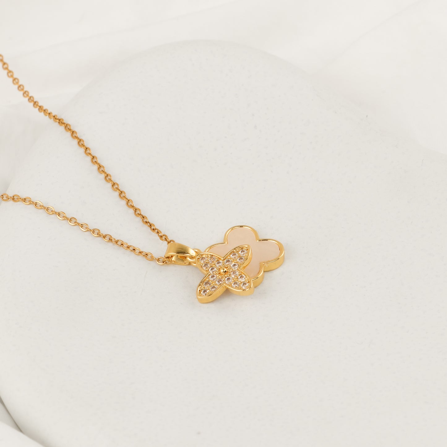 Twin Necklace (White)