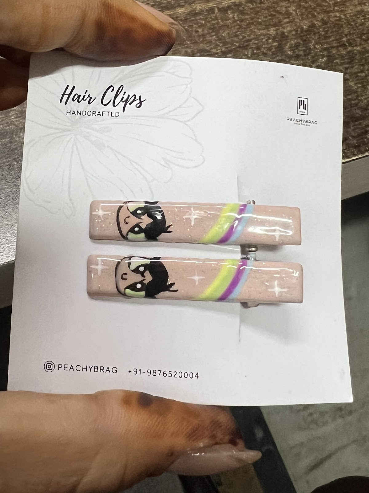 PwrPuff Girl (Buttercup) HairClip