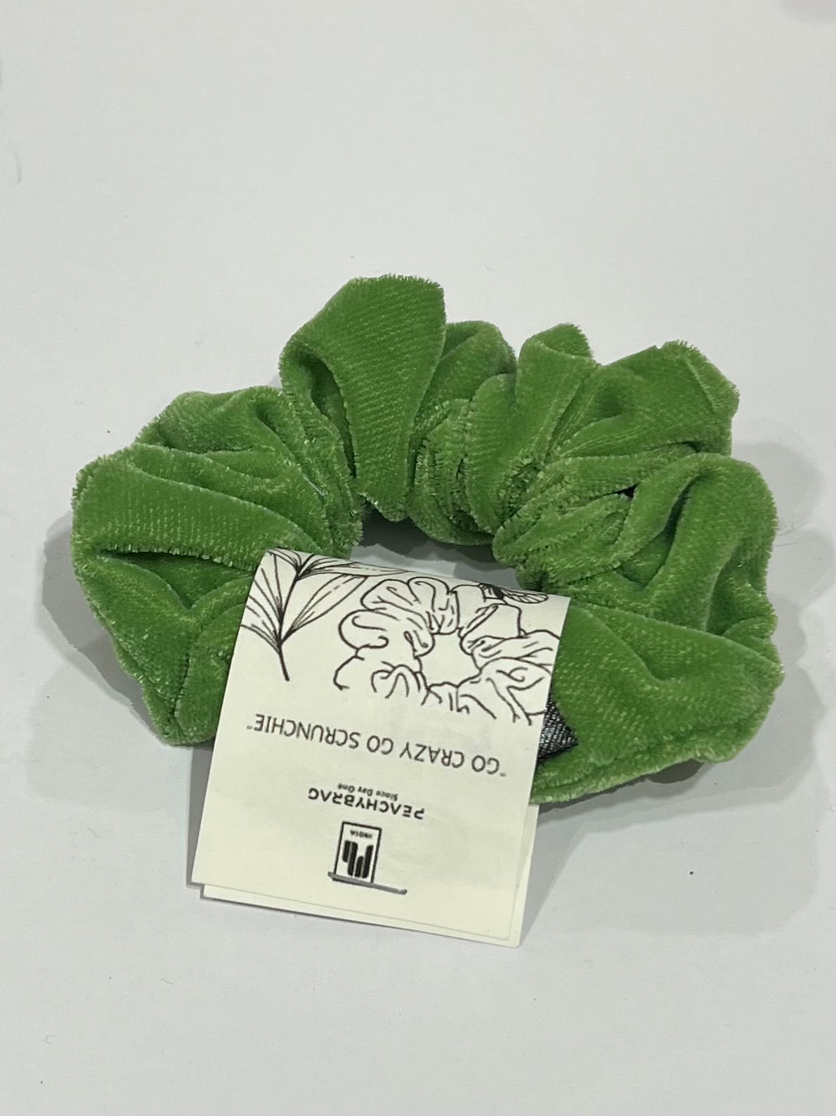 Pastel Green Scrunchie