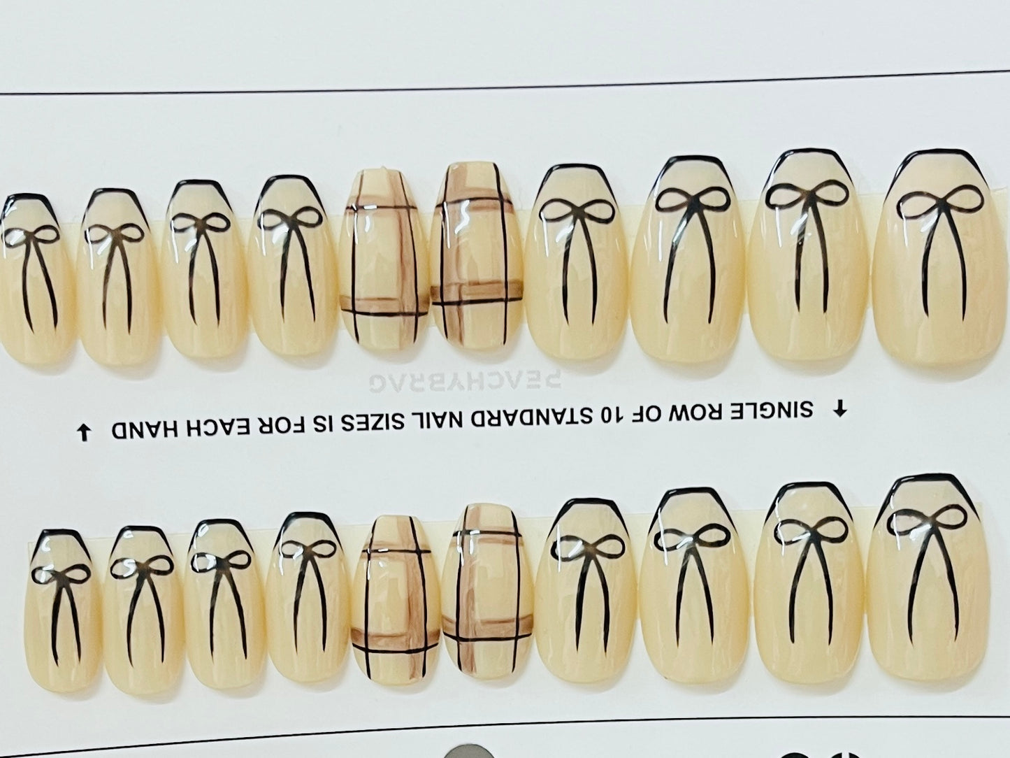 Vintage Bow French Tips
