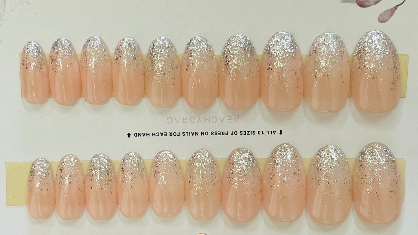 Shimmer Shine PINK Press Ons