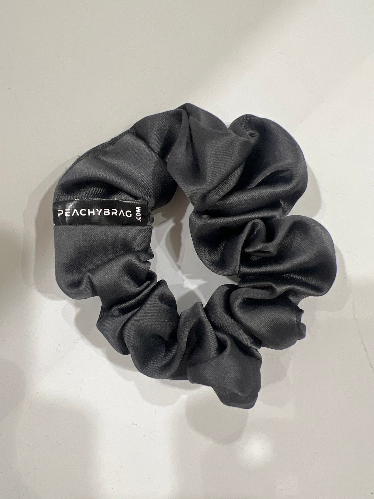 Charcoal Grey Scrunchie