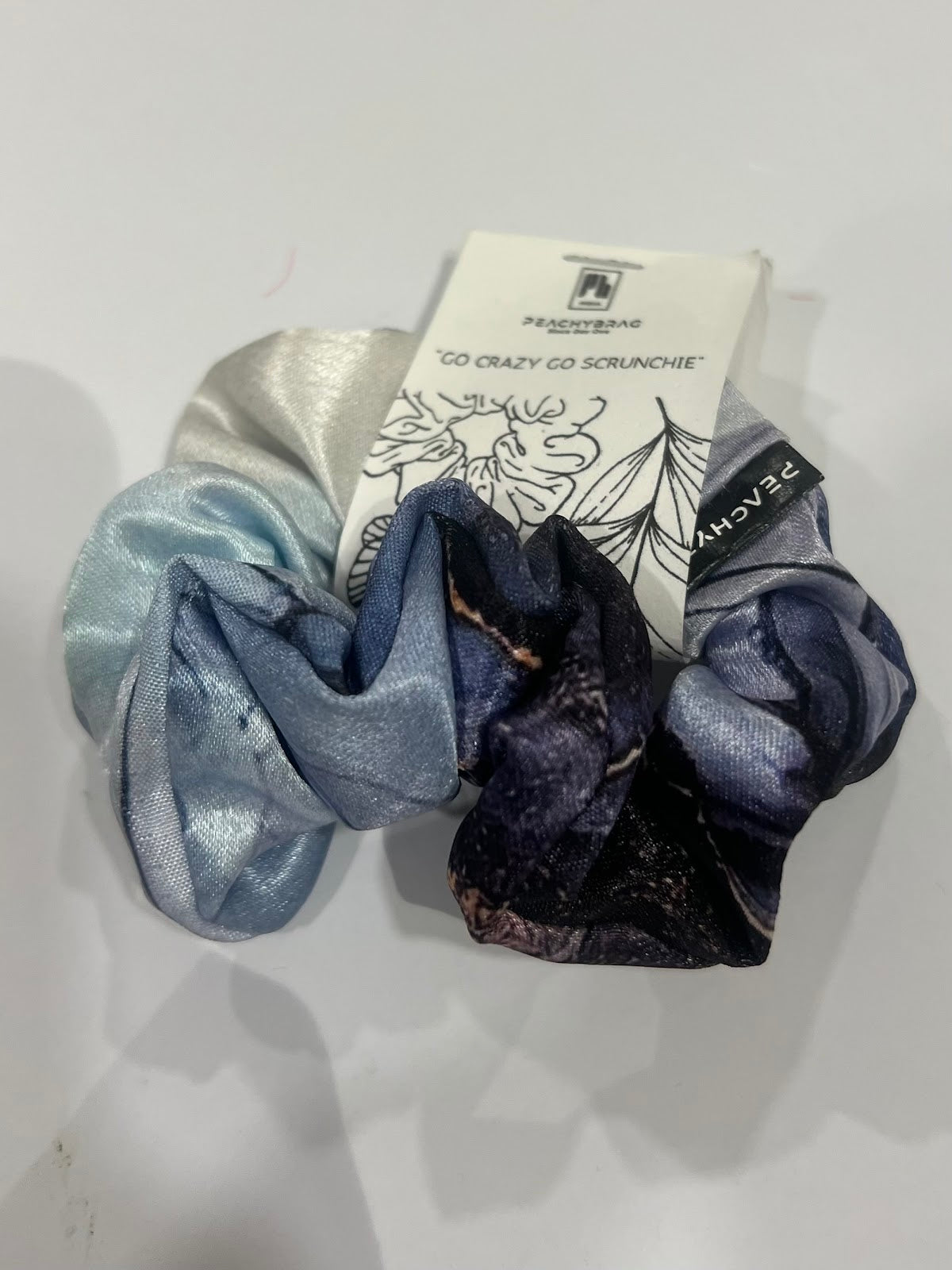 Marble Kind (Blue) Scrunchie