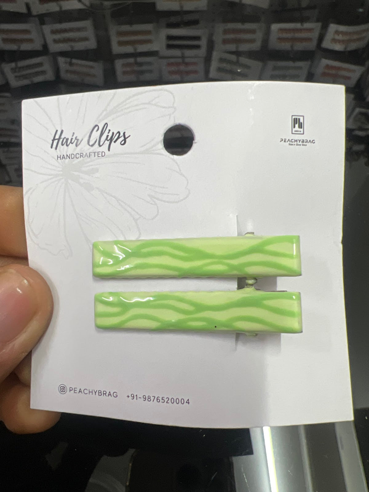 Twirl (Green) HairClip