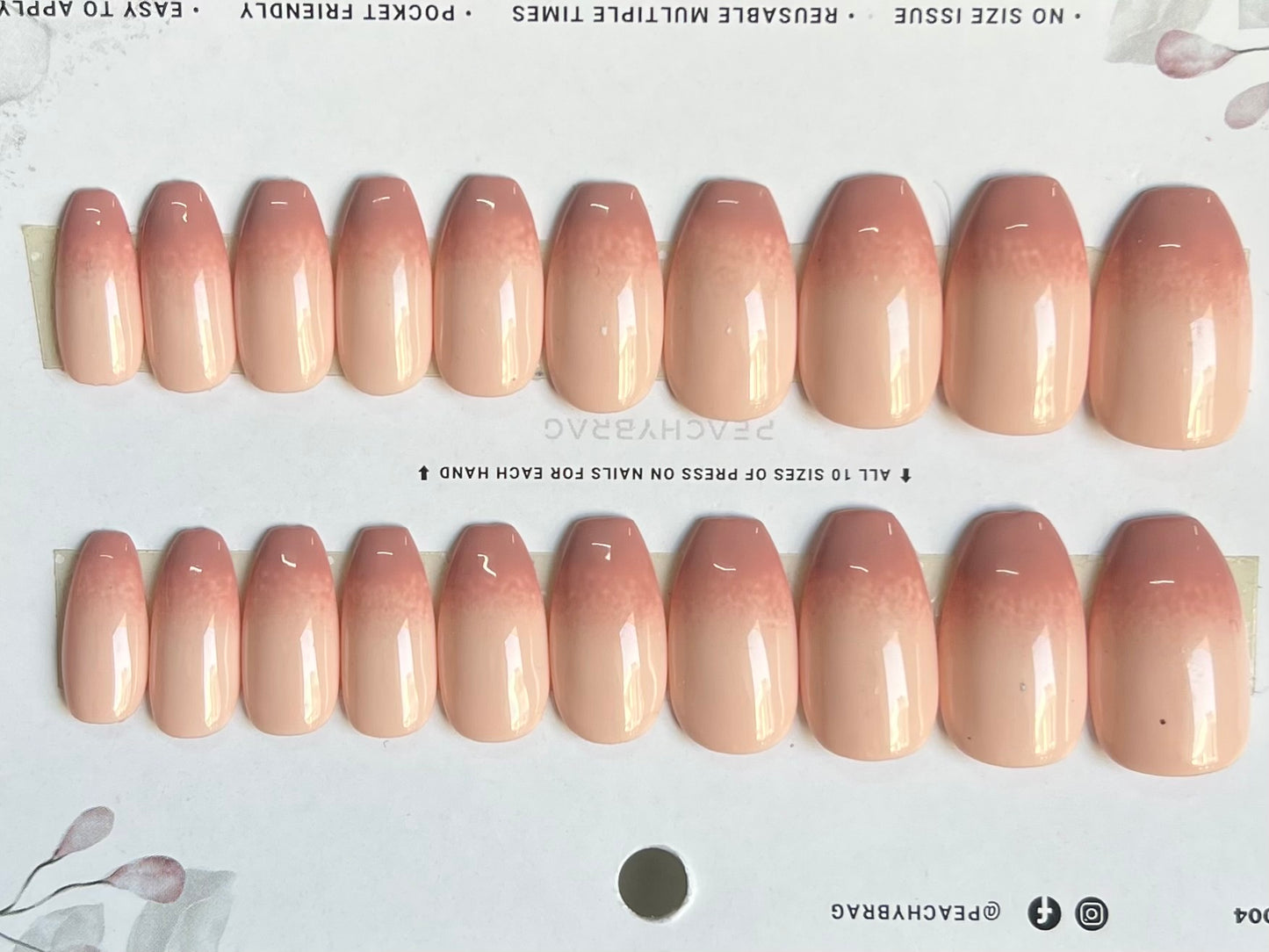 Pink Salt Ombre Nails