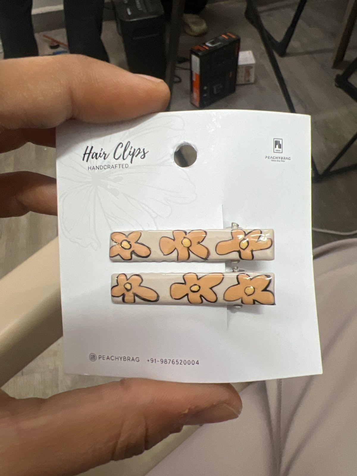 Daisy (Orange) HairClip
