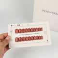 Cinnamon Touch press-on nails, premium reusable nail set