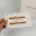 Chic Check press-on nails, premium reusable nail set