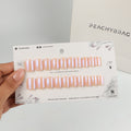 Pink Chrome Press On Nails
