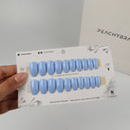 Ice Berg press-on nail set of 20 in standard sizes