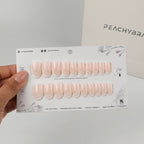 Side Slide press-on nails, premium reusable nail set