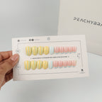 Sunny Squeeze false nails, premium press-on design
