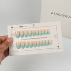 Beach Bloom false nails, exclusive press-on design