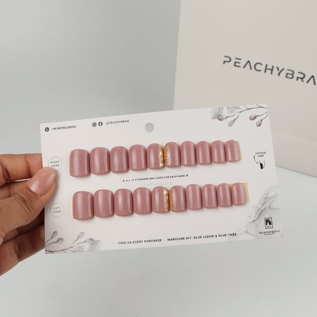 Smash Nude press-on nails, designer reusable nail set