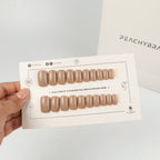 Latte Lover reusable press-on nails for an at-home manicure