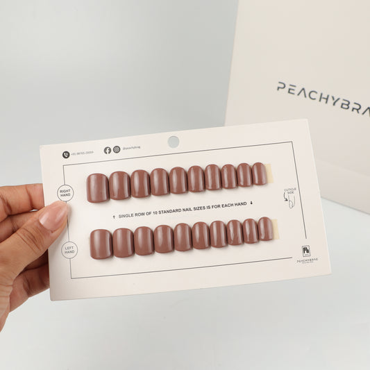 Chocolate Crush Solid Press Ons
