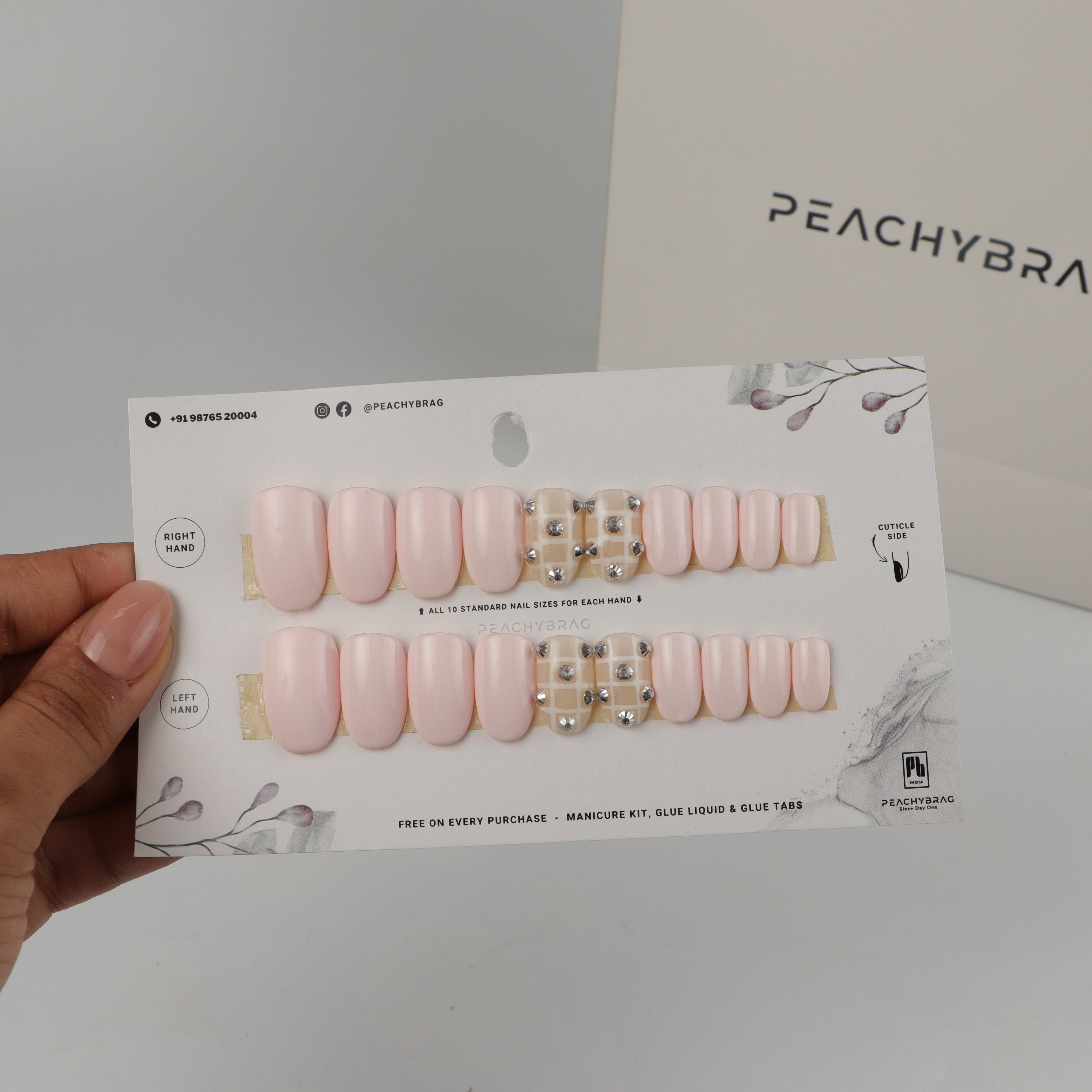 Gem Grid Nails