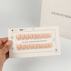 Pearl Whisper false nails, exclusive press-on design