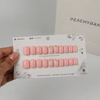Pearl Delite press-on nail set of 20 in standard sizes