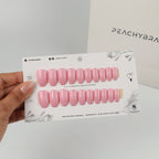 Glam Girl press-on nail set of 20 in standard sizes