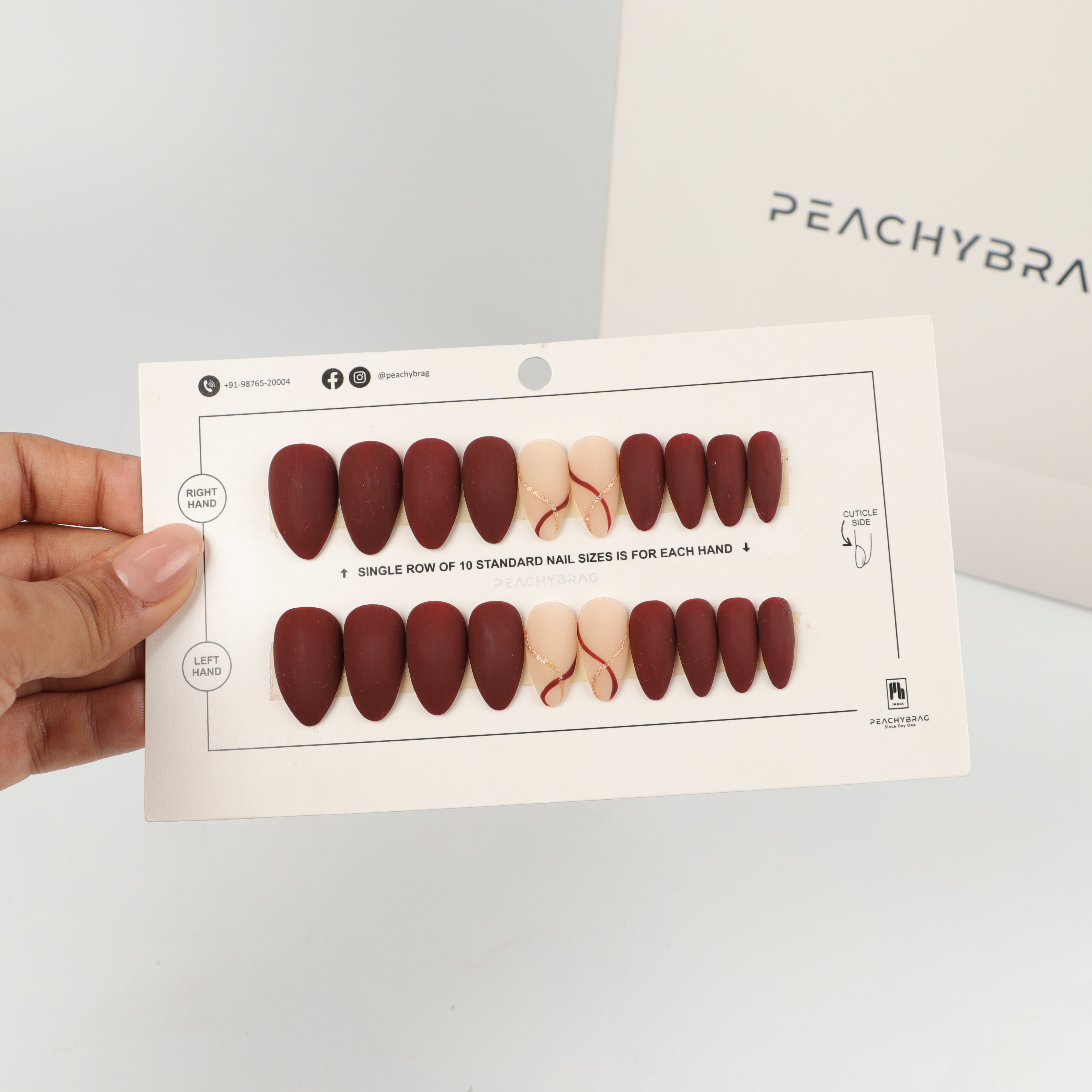 Berry Swirl 4Designer Nails