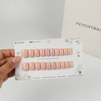 Candy Wave press-on nail set of 20 in standard sizes