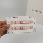 SparkleLand Gold press-on nail set of 20 in standard sizes