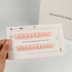 Petal Blush press-on nails, premium reusable nail set