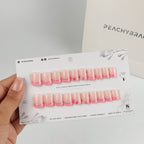 Daisy Drift Pink press-on nails, premium reusable nail set
