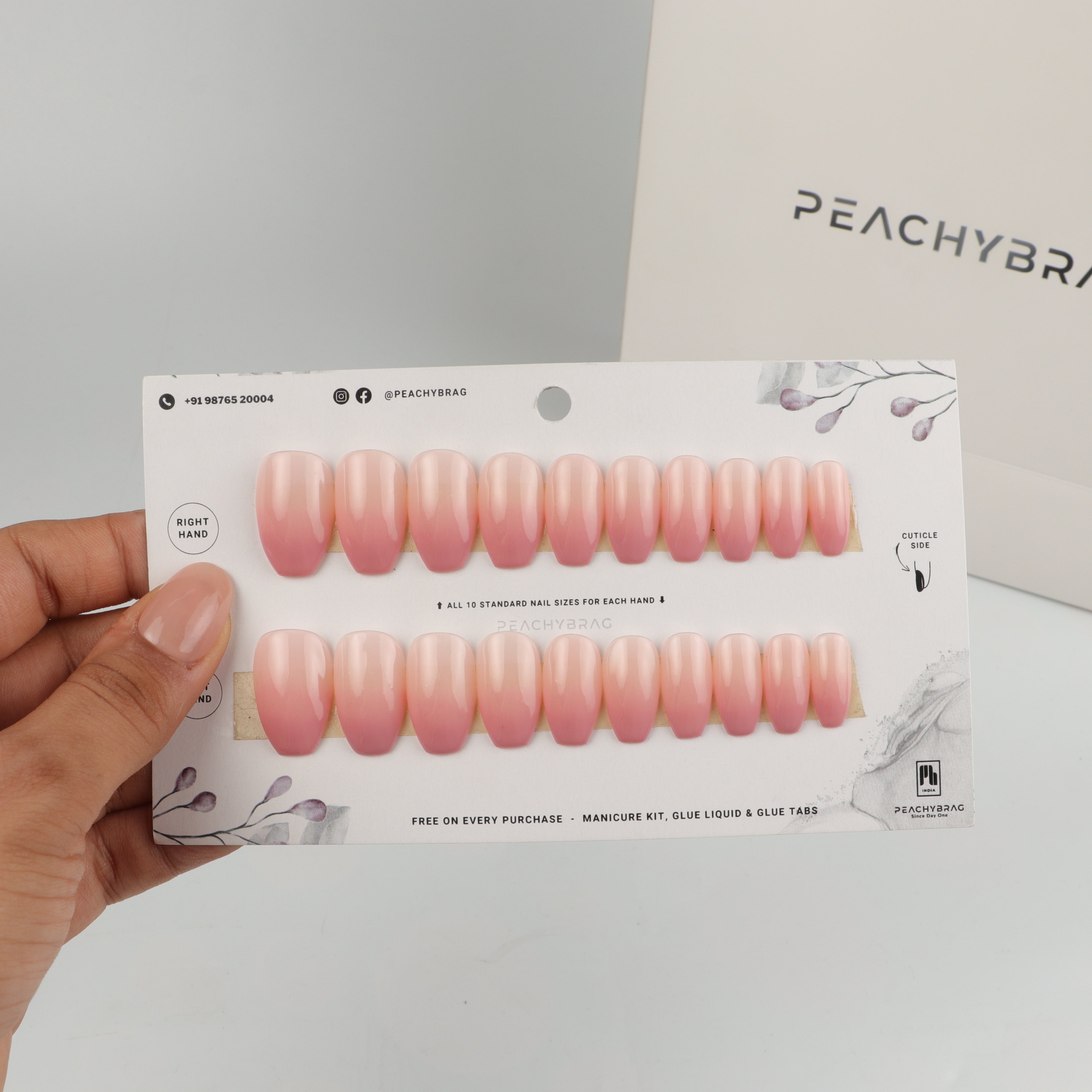 Blush Ombre Nails