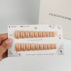Starland Nude false nails, premium press-on design