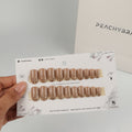 SparkLand Beige press-on nails, premium reusable nail set