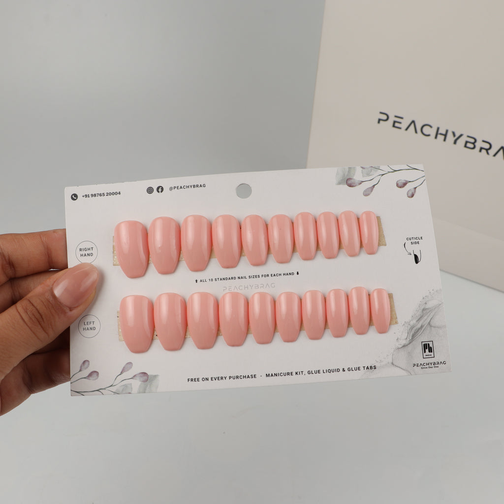 My Beloved press-on nail set of 20 in standard sizes