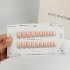 FairyLand Pink false nails, premium press-on design