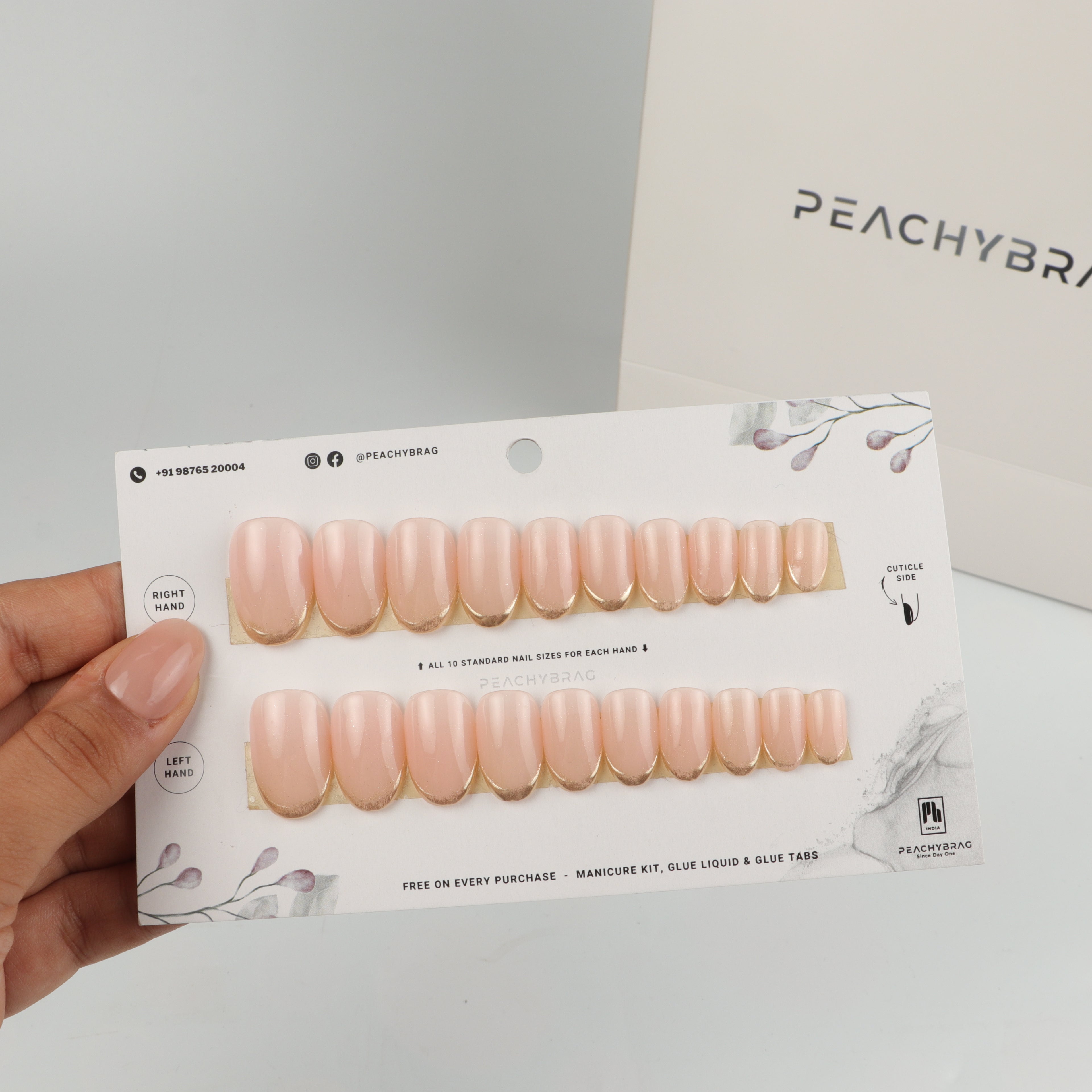 Rosa French Nails