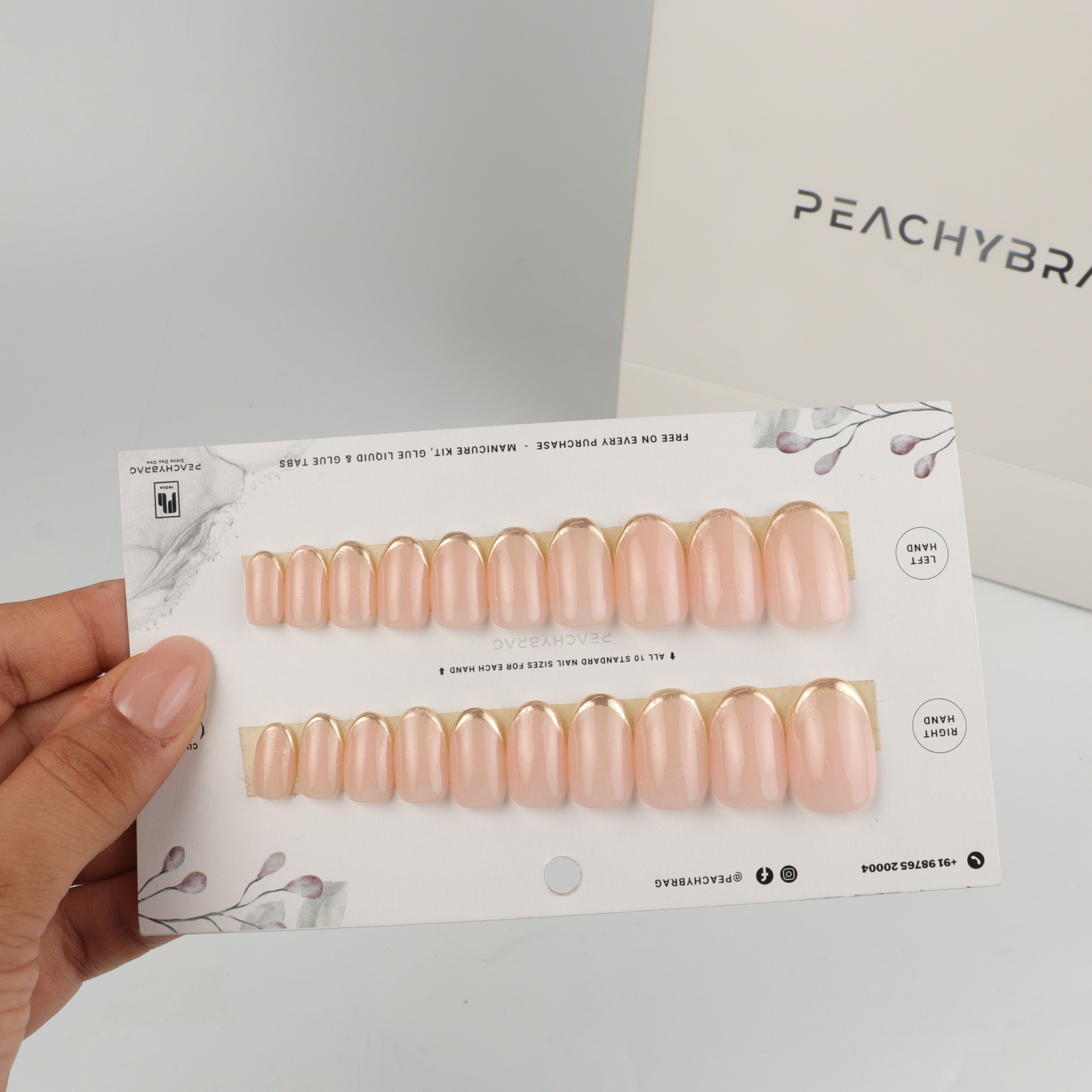 Rosa French Nails
