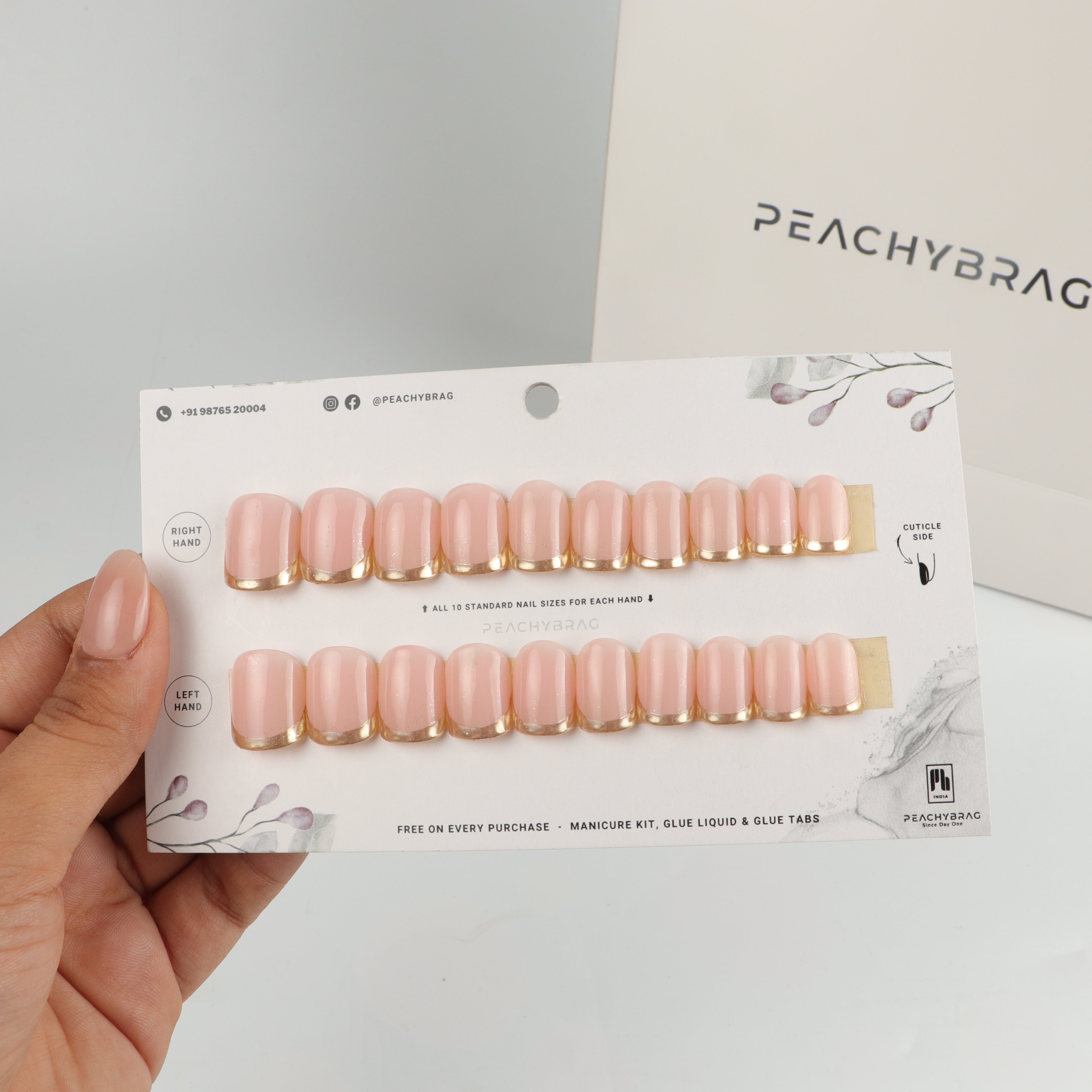 Rosa French Nails