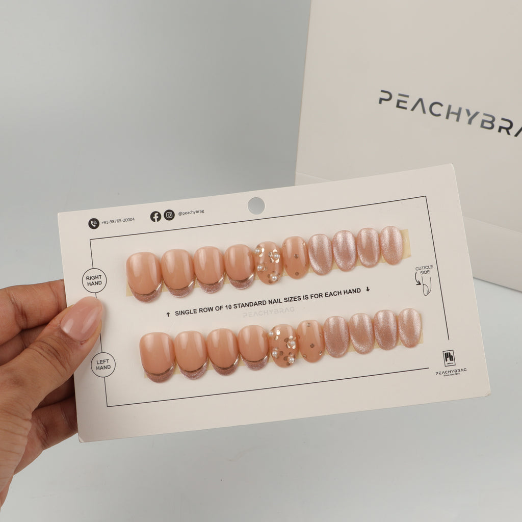 Noor false nails, exclusive press-on design