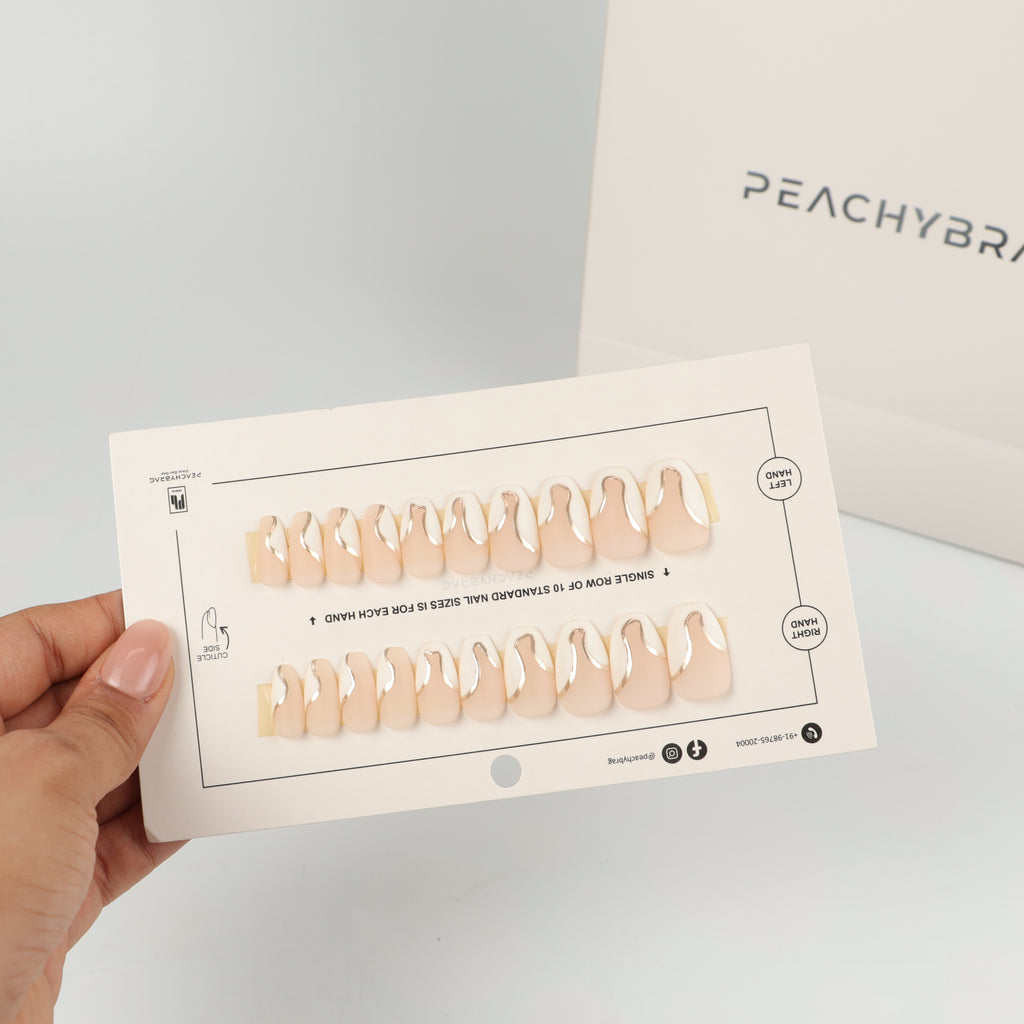 Chic Curve false nails, exclusive press-on design