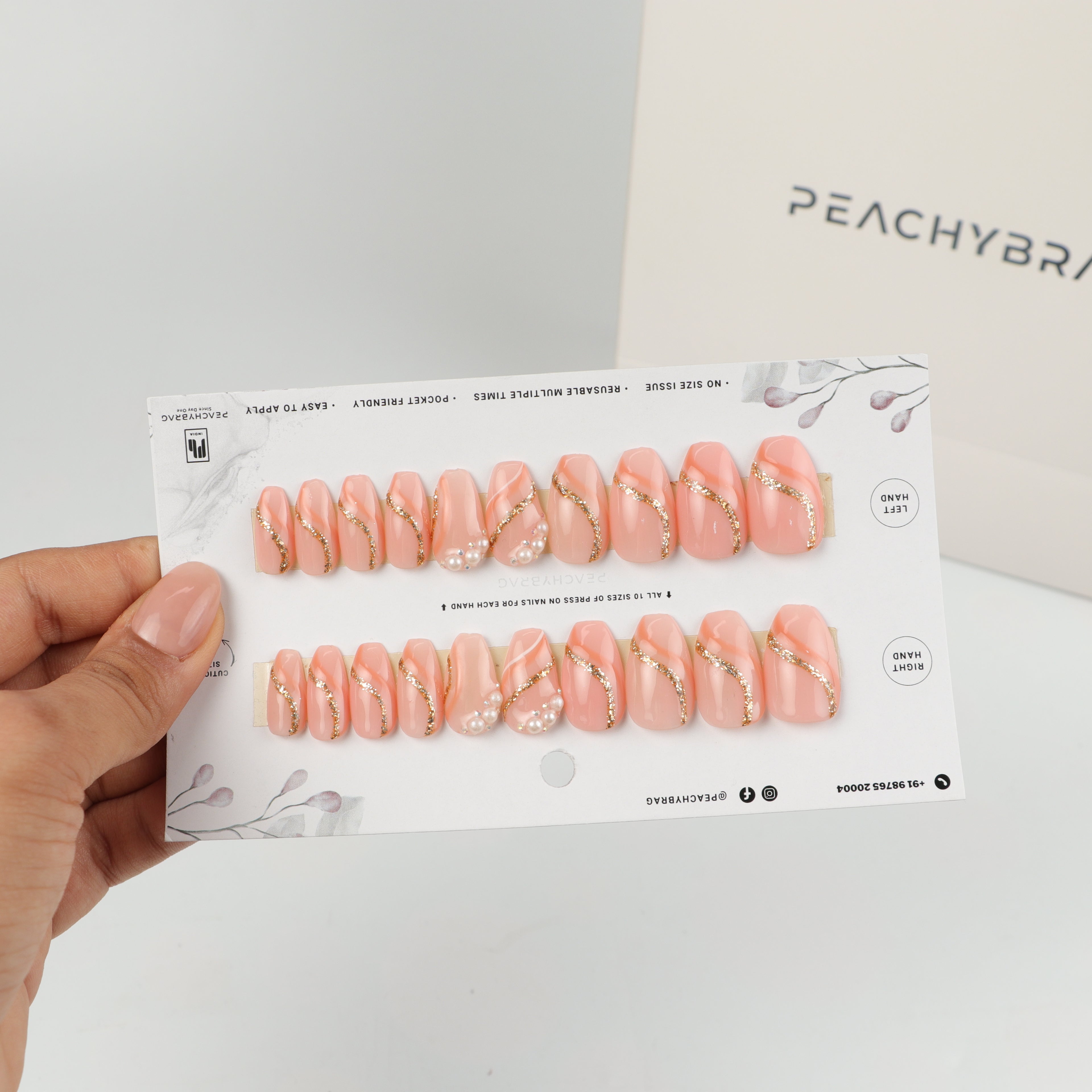 Pearl Veil Nails