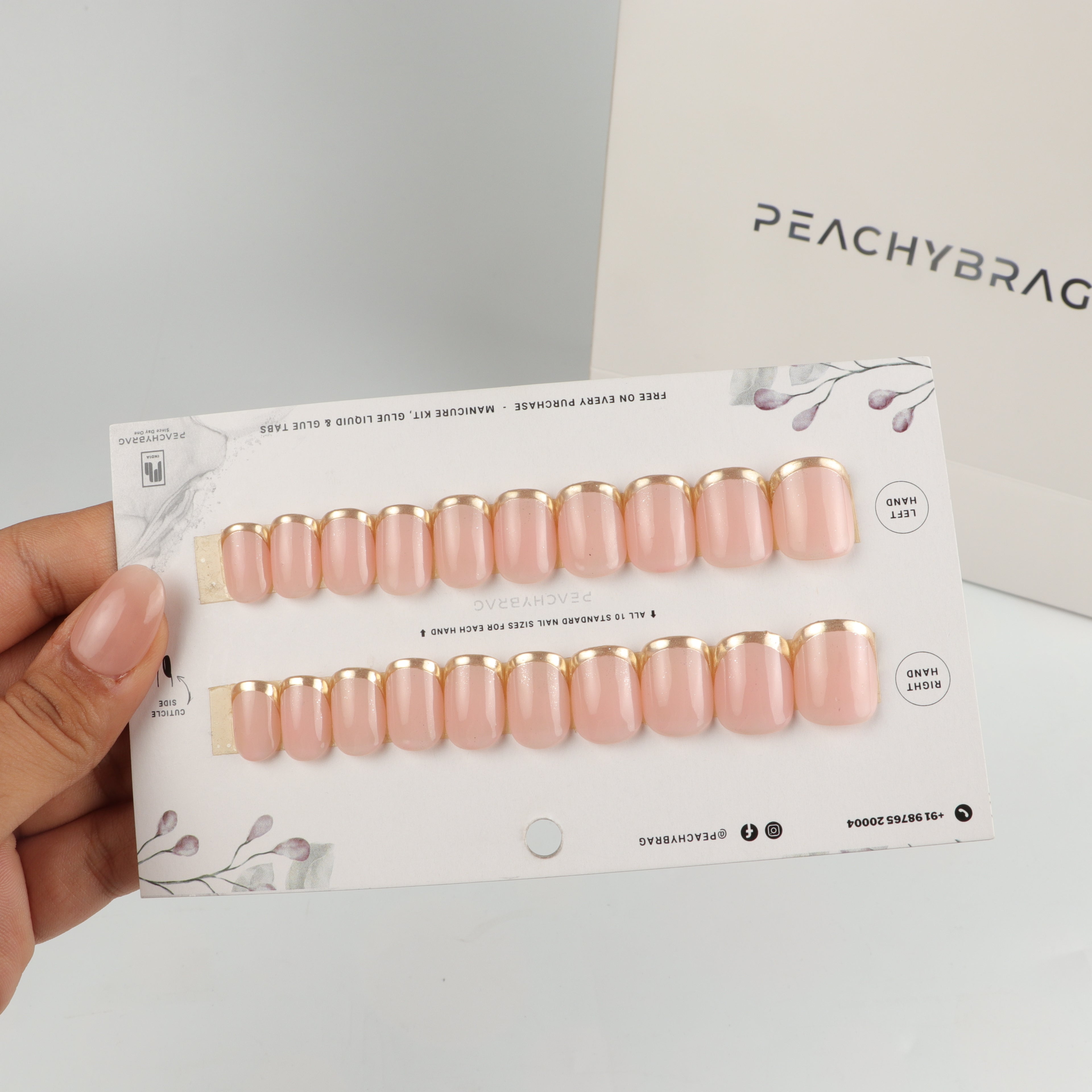 Rosa French Nails
