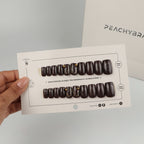 Stardust press-on nail set of 20 in standard sizes
