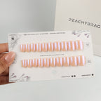 Rosa Chrome press-on nail set of 20 in standard sizes