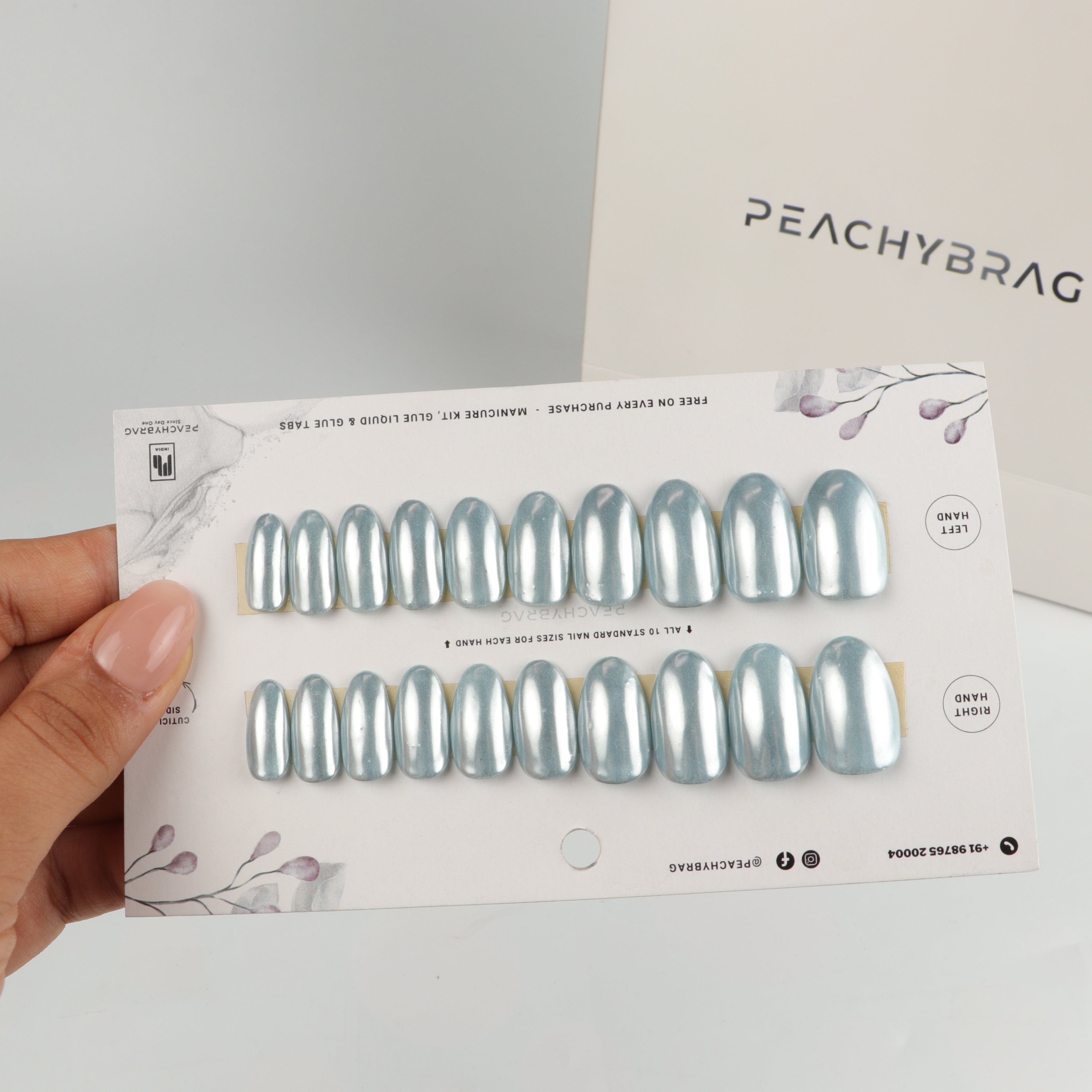 Ice Chrome Nails