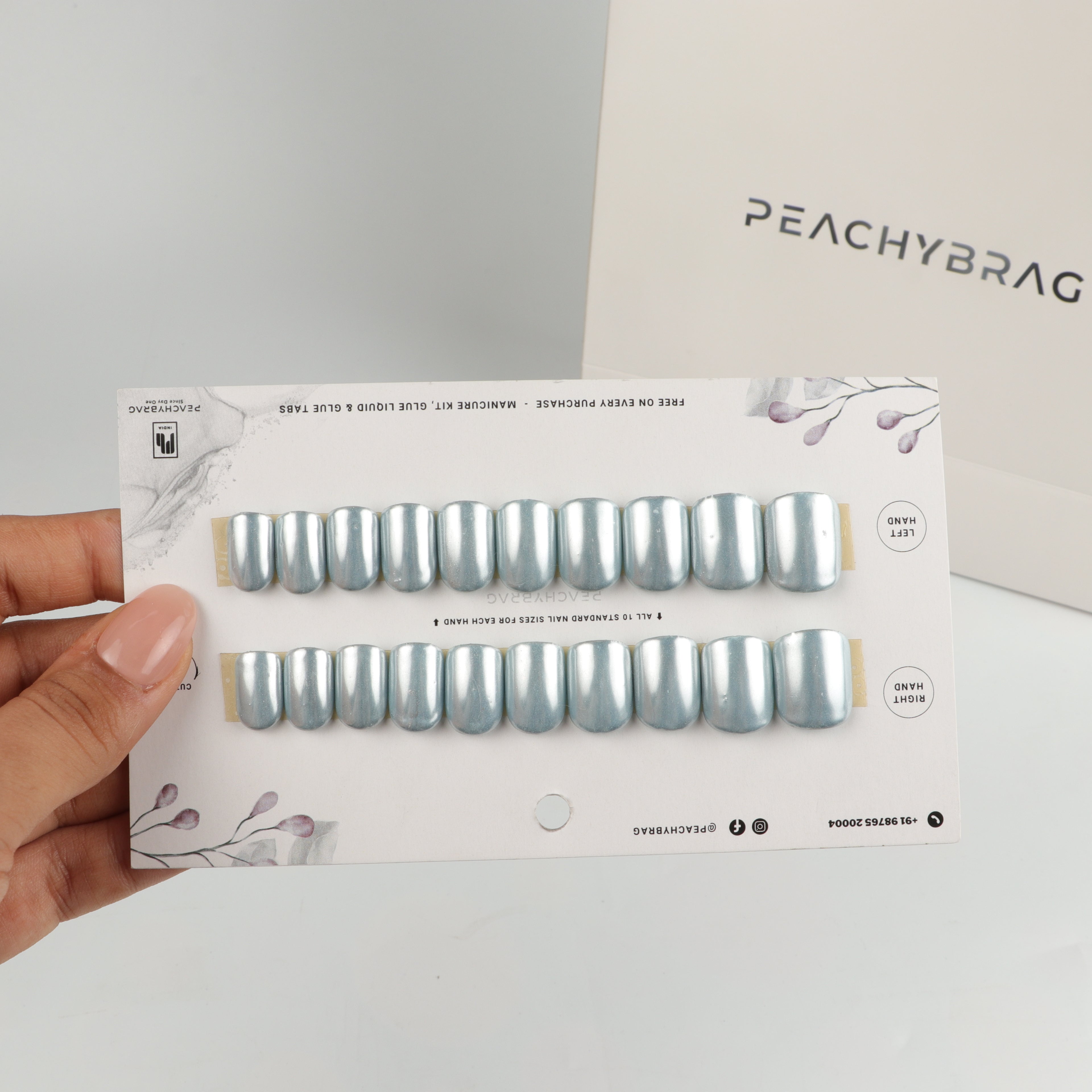 Ice Chrome Nails