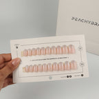 Aurora false nails, premium press-on design