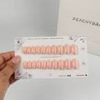 Rosa Gem press-on nail set of 20 in standard sizes