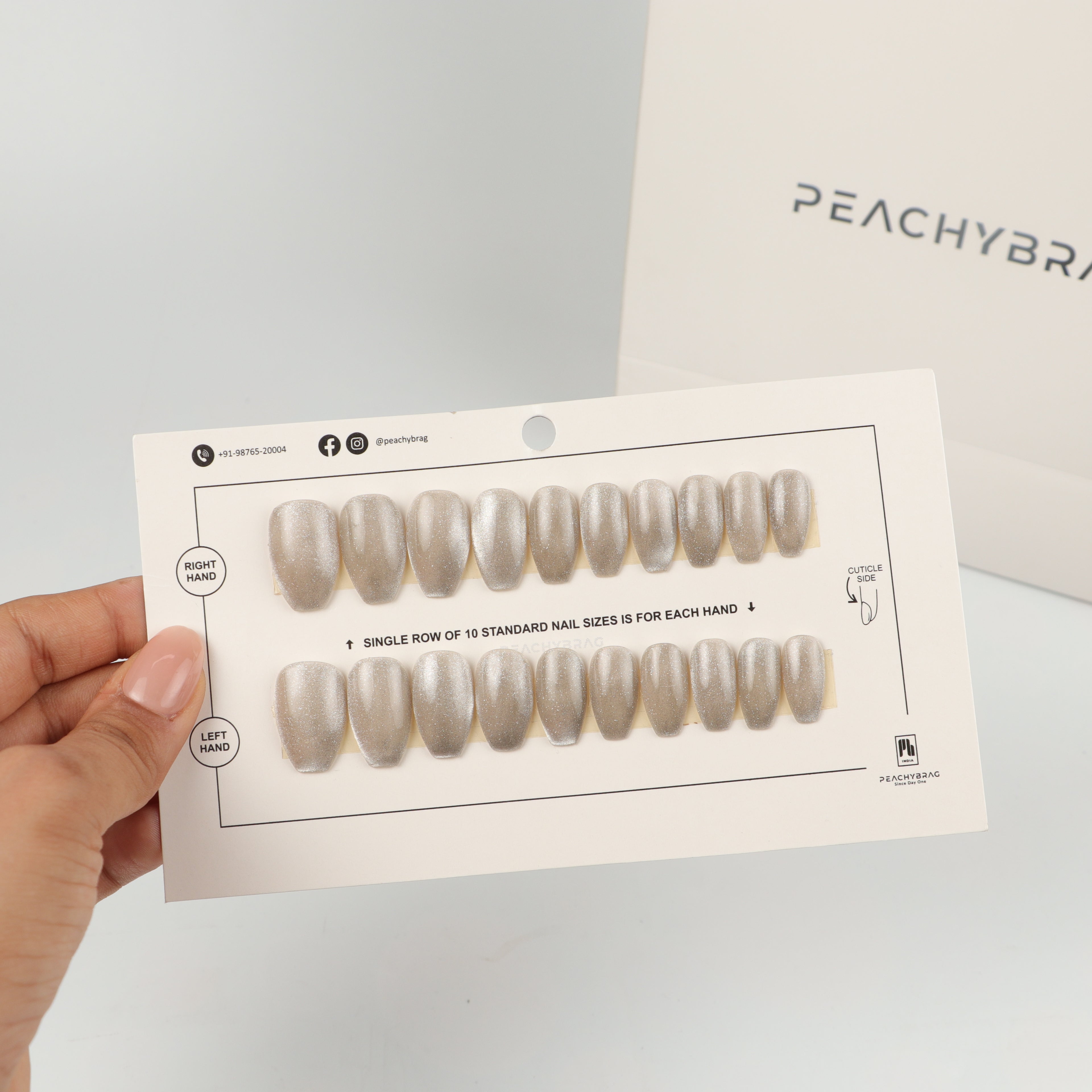 Moon Cateye Nails