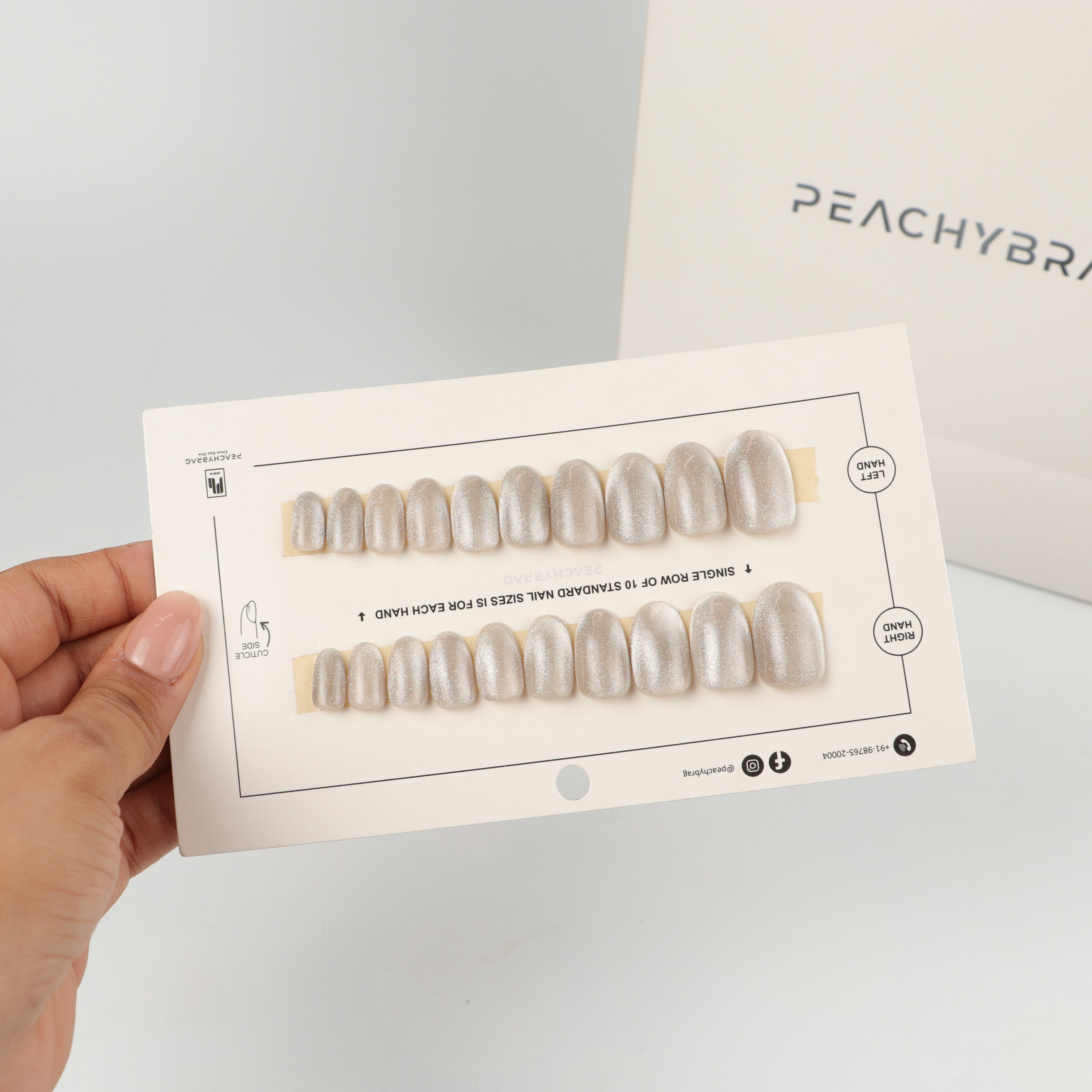 Moon Cateye Nails